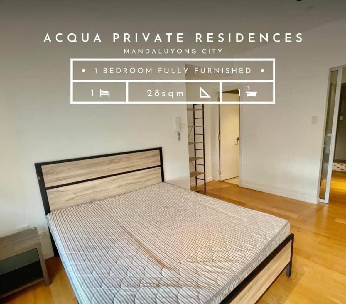 1 Bedroom  Unit for Sale in Iguazu Acqua Private Residences! 28 sqm